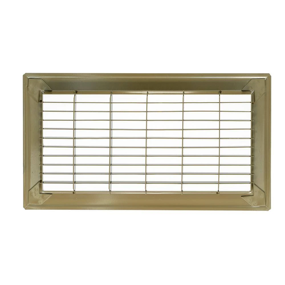12 In. Wide X 06 In. High Rectangular Floor Return Air Grille Of Steel For Duct Opening 12 In. W X 06 In. H 4 12 In. Wide X 06 In. High Rectangular Floor Return Air Grille Of Steel For Duct Opening 12 In. W X 06 In. H - Image 4