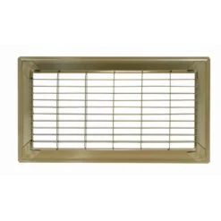 14 In. Wide X 06 In. High Rectangular Floor Return Air Grille Of Steel For Duct Opening 14 In. W X 06 In. H -Fire Place Store browns tans venti air registers grilles hfr1406 1f 1000