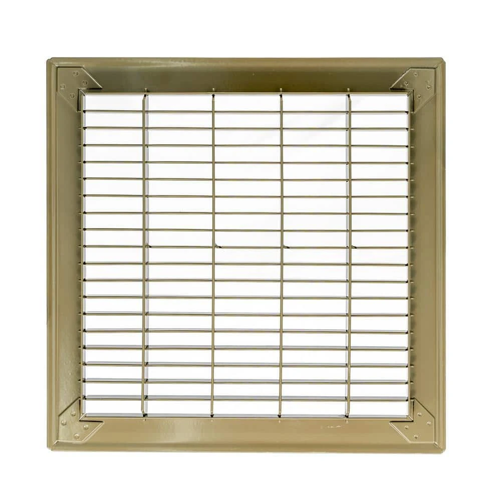 14 In. Wide X 14 In. High Rectangular Floor Return Air Grille Of Steel For Duct Opening 14 In. W X 14 In. H 4 14 In. Wide X 14 In. High Rectangular Floor Return Air Grille Of Steel For Duct Opening 14 In. W X 14 In. H - Image 4