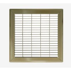 14 In. Wide X 14 In. High Rectangular Floor Return Air Grille Of Steel For Duct Opening 14 In. W X 14 In. H