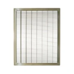 16 In. Wide X 20 In High Rectangular Floor Return Air Grille Of Steel For Duct Opening 16 In. W X 20 In H -Fire Place Store browns tans venti air registers grilles hfr1620 1f 1000