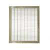 16 In. Wide X 20 In High Rectangular Floor Return Air Grille Of Steel For Duct Opening 16 In. W X 20 In H