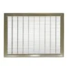 20 In. Wide X 14 In. High Rectangular Floor Return Air Grille Of Steel For Duct Opening 20 In. W X 14 In. H