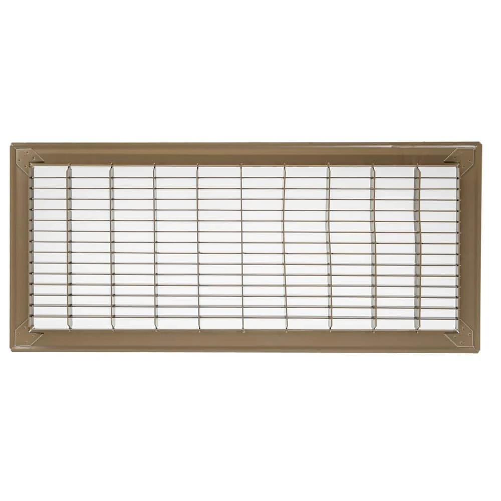 24 In. Wide X 8 In. High Rectangular Floor Return Air Grille Of Steel For Duct Opening 24 In. W X 8 In. H 2 24 In. Wide X 8 In. High Rectangular Floor Return Air Grille Of Steel For Duct Opening 24 In. W X 8 In. H - Image 2