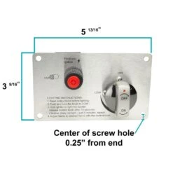 30 In. X 10 In. CSA Certified Fire Pit Burner Kit, Stainless Steel, Propane, Electronic Ignition -Fire Place Store brushed stainless steel celestial fire glass fire pit covers and accessories csa 30 10 1f 1000