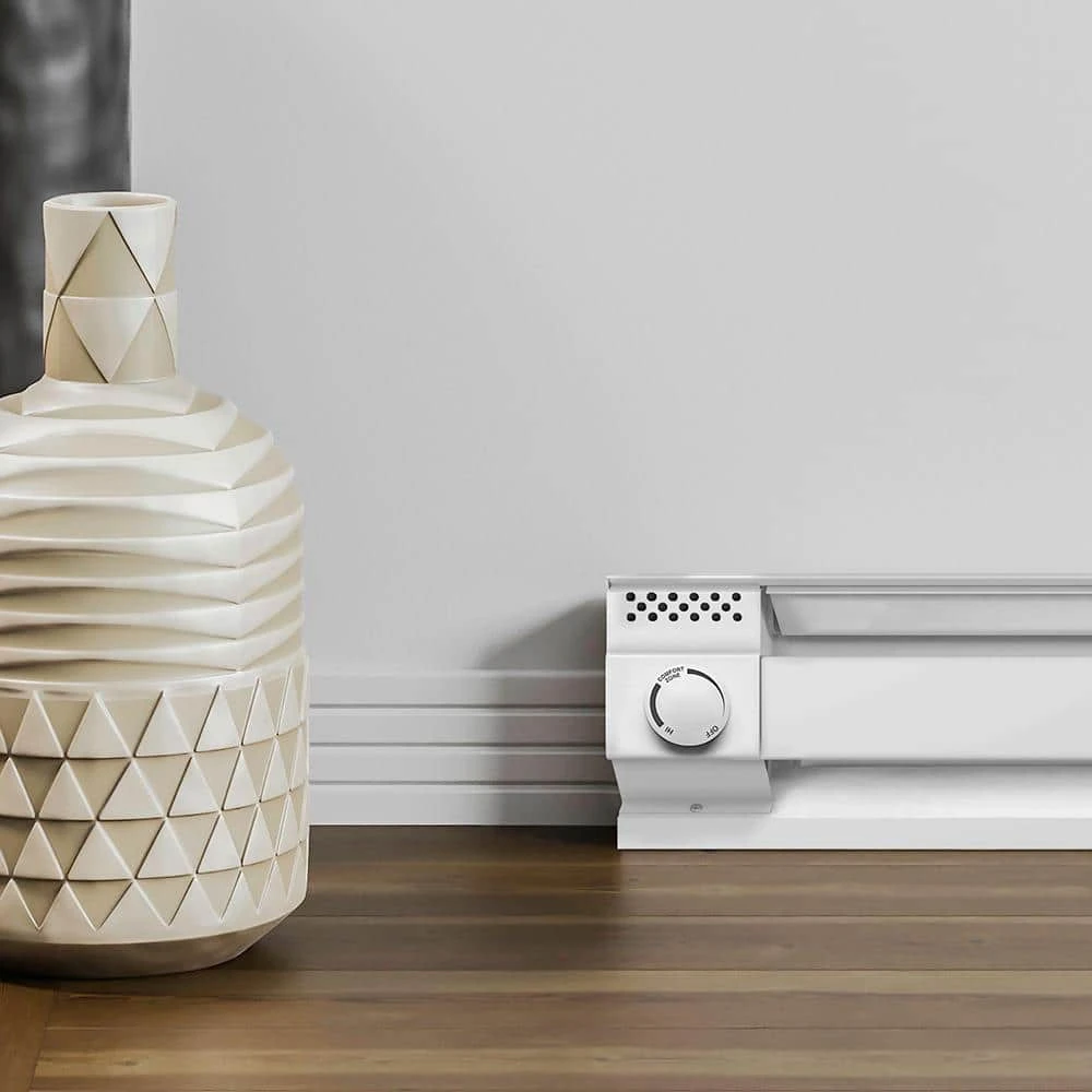 Single-pole 22 Amp Line Voltage 120/240-volt Mechanical Electric Baseboard Heater Mounted Thermostat In White 4 Single-pole 22 Amp Line Voltage 120/240-volt Mechanical Electric Baseboard Heater Mounted Thermostat In White - Image 4