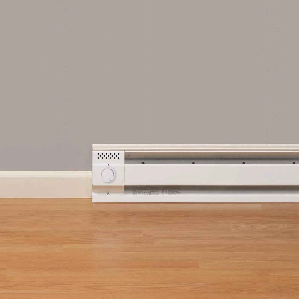 Single-pole 22 Amp Line Voltage 120/240-volt Mechanical Electric Baseboard Heater Mounted Thermostat In White 2 Single-pole 22 Amp Line Voltage 120/240-volt Mechanical Electric Baseboard Heater Mounted Thermostat In White - Image 2