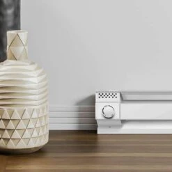 Double-pole 22 Amp Line Voltage 120/240-volt Mechanical Electric Baseboard Heater Mounted Thermostat In White -Fire Place Store cadet non programmable thermostats btf2w 4f 1000