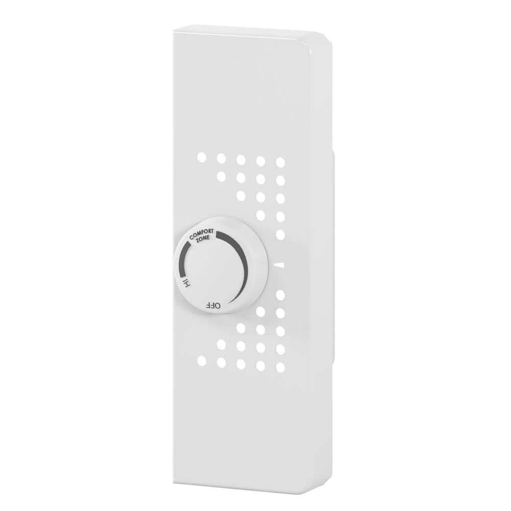 Double-pole 25 Amp Line Voltage 120/240-volt End-cap Thermostat Kit In White For SoftHeat Hydronic Electric Baseboards 1 Double-pole 25 Amp Line Voltage 120/240-volt End-cap Thermostat Kit In White For SoftHeat Hydronic Electric Baseboards