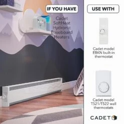 Single-pole 22 Amp Line Voltage 120/240/208-volt Mechanical Wall-mount Non-programmable Thermostat In White 15 Single-pole 22 Amp Line Voltage 120/240/208-volt Mechanical Wall-mount Non-programmable Thermostat In White -Fire Place Store cadet non programmable thermostats t521 w c3 1000