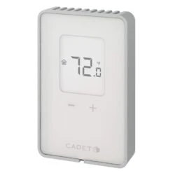 Double-pole 15 Amp Line Voltage 120/240/208-volt TEN Non-programmable Electronic Wall Thermostat In White