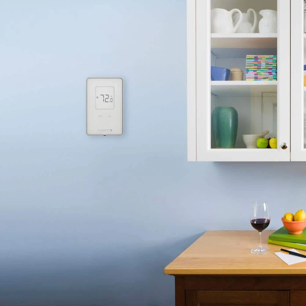 Double-pole 15 Amp Line Voltage 120/240/208-volt TEN Non-programmable Electronic Wall Thermostat In White 5 Double-pole 15 Amp Line Voltage 120/240/208-volt TEN Non-programmable Electronic Wall Thermostat In White - Image 5