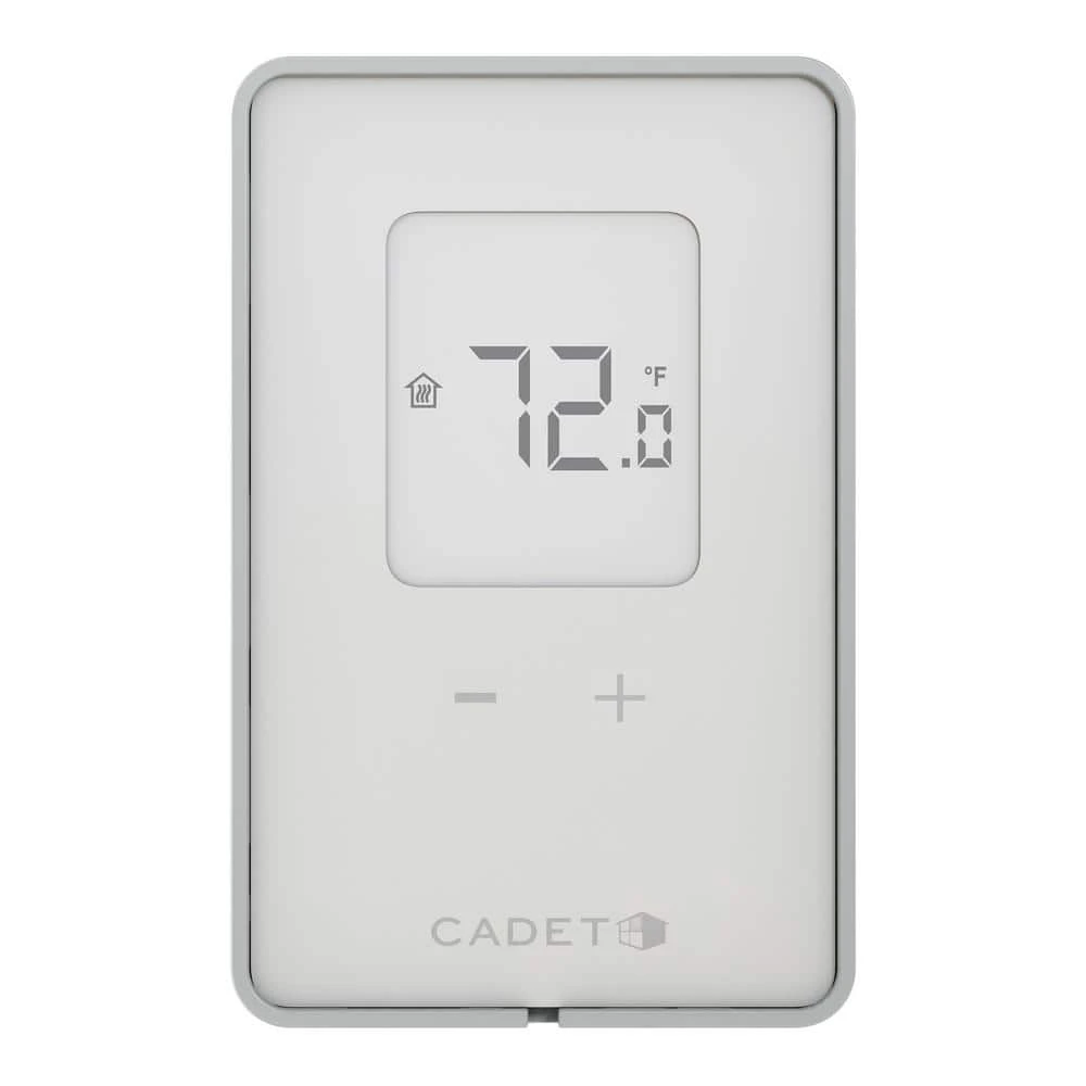 Double-pole 15 Amp Line Voltage 120/240/208-volt TEN Non-programmable Electronic Wall Thermostat In White 4 Double-pole 15 Amp Line Voltage 120/240/208-volt TEN Non-programmable Electronic Wall Thermostat In White - Image 4