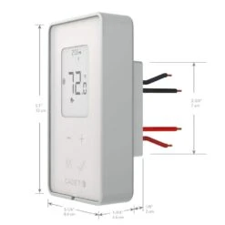 Double-pole 15 Amp Line Voltage 120/240-volt TEP Series 5-2 Day Electronic Programmable Thermostat In White 16 Double-pole 15 Amp Line Voltage 120/240-volt TEP Series 5-2 Day Electronic Programmable Thermostat In White -Fire Place Store cadet programmable thermostats tep362dw 44 1000