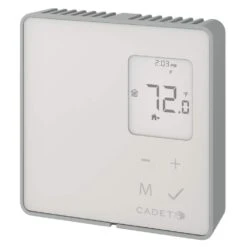 Single-pole 16.7 Amp Line Voltage 120/240-volt TEP Series 5-2 Day Electronic Programmable Thermostat In White