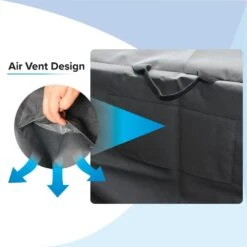 Heavy Duty Water Resistant Patio 44 In. L X 44 In. W Square Patio Fire Pit Cover -Fire Place Store california umbrella fire pit covers and accessories 194061897782 1f 1000