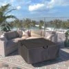 Heavy Duty Water Resistant Patio 44 In. L X 44 In. W Square Patio Fire Pit Cover
