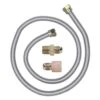 Cambridge 1/2 In. OD X 1/2 In. MIP X 1/2 In. FIP X 48 In. Stainless Steel Standard Gas Connector (60,500 BTU)