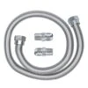 Cambridge 5/8 In. OD X 1/2 In. MIP X 1/2 In. MIP X 36 In. Stainless Steel Standard Gas Connector (125,000 BTU)