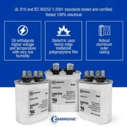 Cambridge 2.01 In. X 1.22 In. X 2.17 In. Aluminum 7.5 MFD 440-Volt/370-Volt Single Oval Run Capacitor (1-Pack) 11 Cambridge 2.01 In. X 1.22 In. X 2.17 In. Aluminum 7.5 MFD 440-Volt/370-Volt Single Oval Run Capacitor (1-Pack) -Fire Place Store cambridge grow room ventilation 202360pm 44 1000
