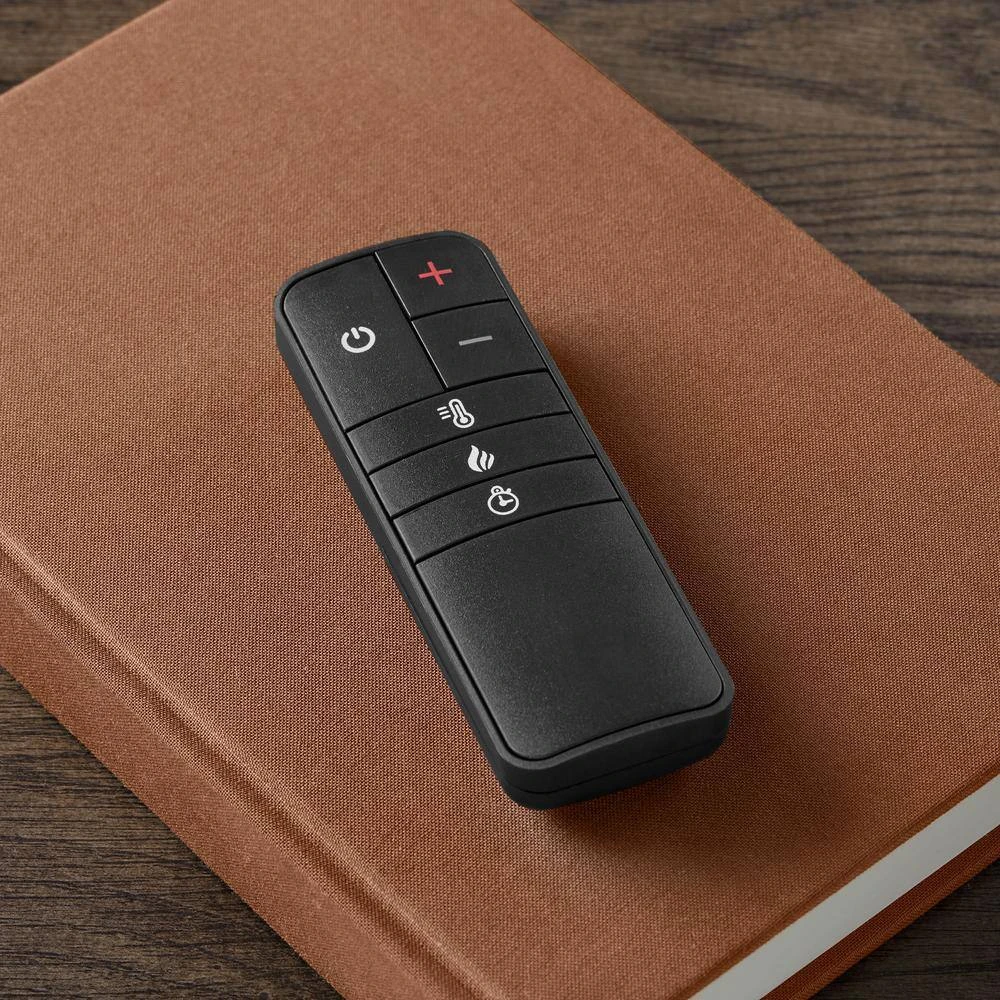 Sutton 68 In. Media Console Infrared Electric Fireplace In Camel Brown With Charcoal Top 5 Sutton 68 In. Media Console Infrared Electric Fireplace In Camel Brown With Charcoal Top - Image 5