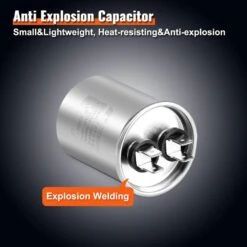 Condenser Fan Motor, 1/5 HP 208-230-Volt, 1075RPM, OEM Standard Upgraded Replacement Condenser Motor Reversible Rotating -Fire Place Store capacitors dslnqdj15hp10j7vvv7 sk0217 1f 1000