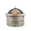 27 In. X 27 In. Cylinder Magnesium Oxide Coal Fire Pit