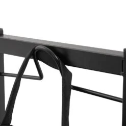 31 In. W Black Outdoor Metal Firewood Rack With 4 Wheels 14 31 In. W Black Outdoor Metal Firewood Rack With 4 Wheels -Fire Place Store cesicia firewood racks eca chj 011 fa 1000