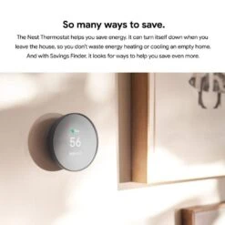 Google Nest Thermostat - Smart Programmable Wi-Fi Thermostat - Charcoal -Fire Place Store charcoal google programmable thermostats ga02081 us 40 1000