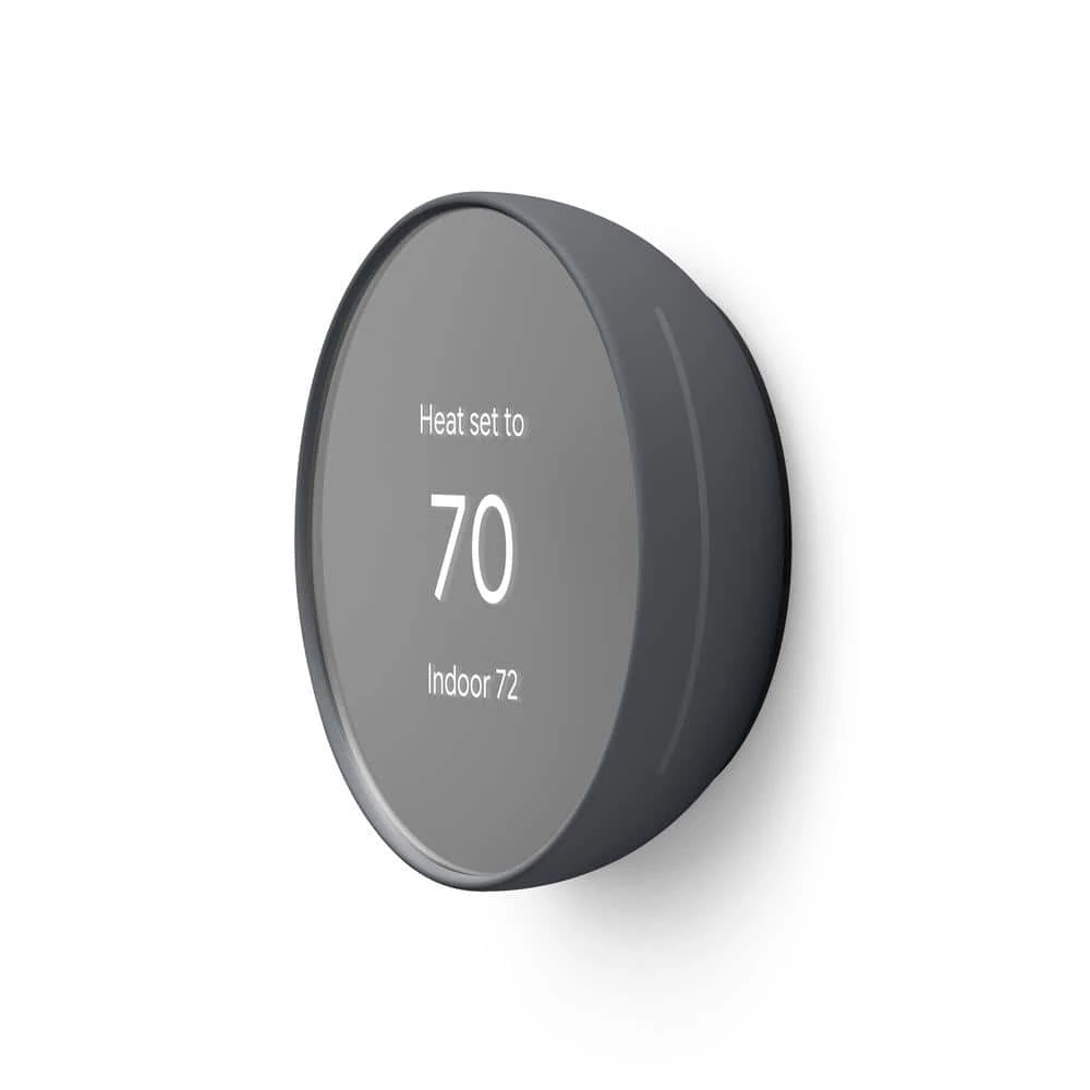 Google Nest Thermostat - Smart Programmable Wi-Fi Thermostat Charcoal And Nest Thermostat Trim Kit Snow 4 Google Nest Thermostat - Smart Programmable Wi-Fi Thermostat Charcoal And Nest Thermostat Trim Kit Snow - Image 4
