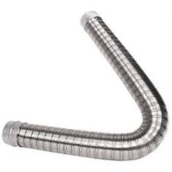 5.5 In. X 10 Ft. Smooth Wall Stainless Steel Chimney Liner Extension Kit
