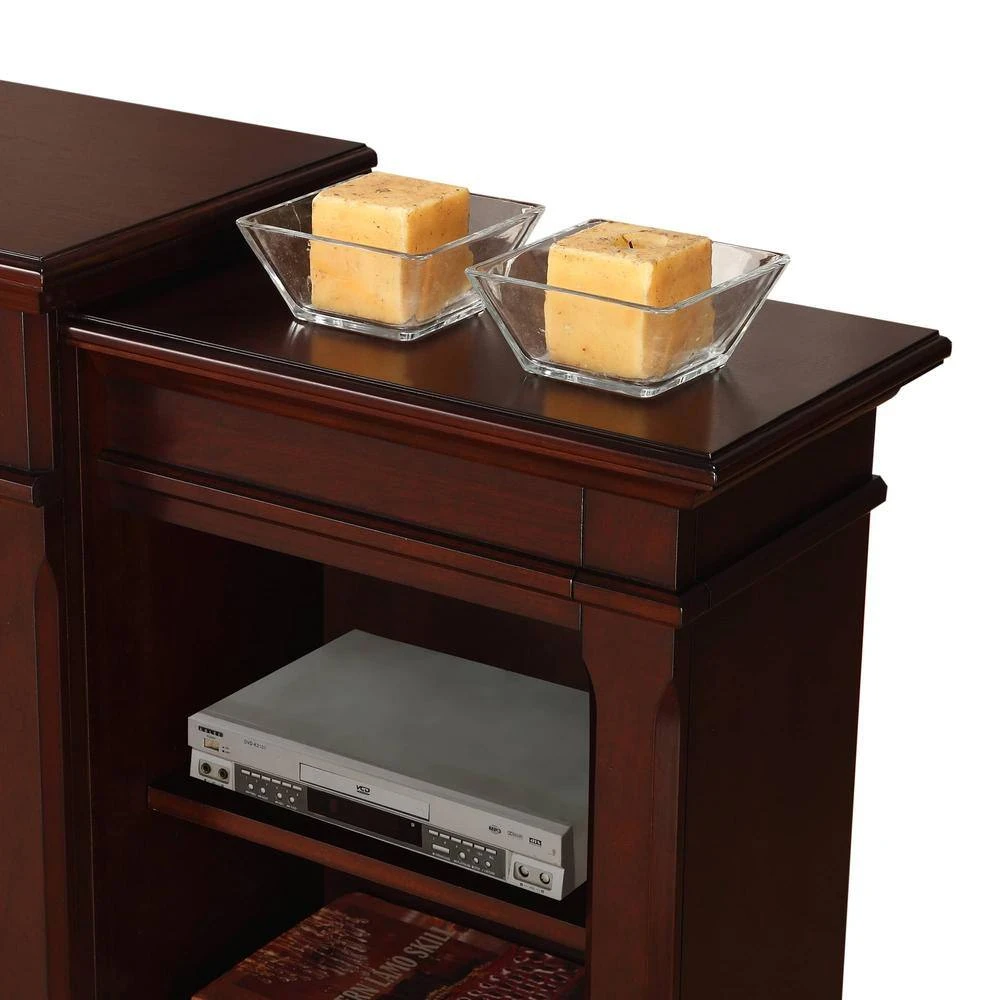 10,000 BTU Ventless Dual Fuel Thermostat Insert Fireplace System With Shelves 3 10,000 BTU Ventless Dual Fuel Thermostat Insert Fireplace System With Shelves - Image 3