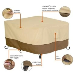 Veranda 42 In. Square Fire Pit Table Cover -Fire Place Store classic accessories accessories 55 407 011501 00 e1 1000