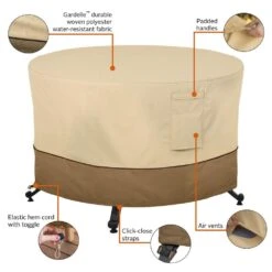 Veranda 42 In. Round Fire Pit Table Cover 16 Veranda 42 In. Round Fire Pit Table Cover -Fire Place Store classic accessories fire pit covers and accessories 55 465 011501 00 e1 1000