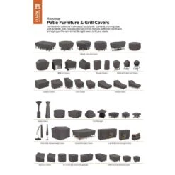 Ravenna 56 In. Rectangular Fire Pit Table Cover -Fire Place Store classic accessories fire pit covers and accessories 55 598 015101 ec 1d 1000