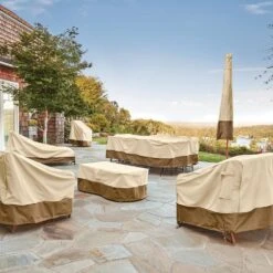 Veranda 56 In. Rectangular Fire Pit Table Cover -Fire Place Store classic accessories fire pit covers and accessories 55 599 011501 00 d4 1000