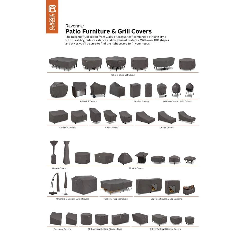 Ravenna 60 In. Rectangular Fire Pit Table Cover 5 Ravenna 60 In. Rectangular Fire Pit Table Cover - Image 5