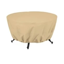 Terrazzo 42 In. Round Fire Pit Table Cover
