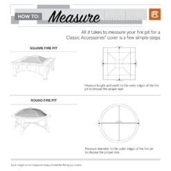 Madrona RainProof 45 In. L X 45 In. W X Square Fire Pit Cover -Fire Place Store classic accessories fire pit covers and accessories 55 832 036601 rt e1 1000