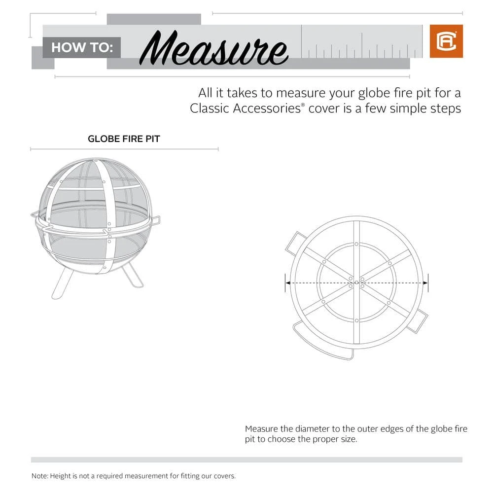 Ravenna Water-Resistant 30 In. Dia X 36 In. H Globe Fire Pit Cover 2 Ravenna Water-Resistant 30 In. Dia X 36 In. H Globe Fire Pit Cover - Image 2