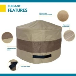 Duckcovers 34 In. Elegant Round Fire Pit Cover -Fire Place Store classic accessories fire pit covers and accessories lfpr3620 a0 1000