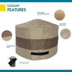 Duckcovers 50 In. Elegant Round Fire Pit Cover -Fire Place Store classic accessories fire pit covers and accessories lfpr5024 a0 1000
