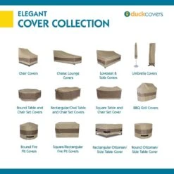 Duck Covers 50 In. Elegant Square Fire Pit Cover -Fire Place Store classic accessories fire pit covers and accessories lfps5050 1f 1000