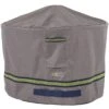 Duck Covers Soteria 50 In. Grey Round Fire Pit Cover