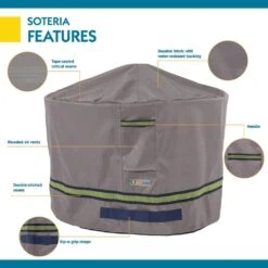 Duck Covers Soteria 50 In. Grey Round Fire Pit Cover 17 Duck Covers Soteria 50 In. Grey Round Fire Pit Cover -Fire Place Store classic accessories fire pit covers and accessories rfpr5024 a0 1000