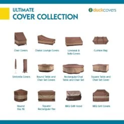 Duck Covers Ultimate 56 In. Rectangle Fire Pit Cover -Fire Place Store classic accessories fire pit covers and accessories ufprec56 4f 1000
