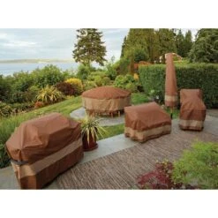 Duck Covers Ultimate 44 In. L X 44 In. D X 24 In. H Square Fire Pit Cover -Fire Place Store classic accessories fire pit covers and accessories ufps444424 44 1000