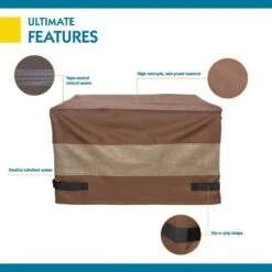 Duckcovers Ultimate 50 In. Square Fire Pit Cover -Fire Place Store classic accessories fire pit covers and accessories ufps5050 a0 1000