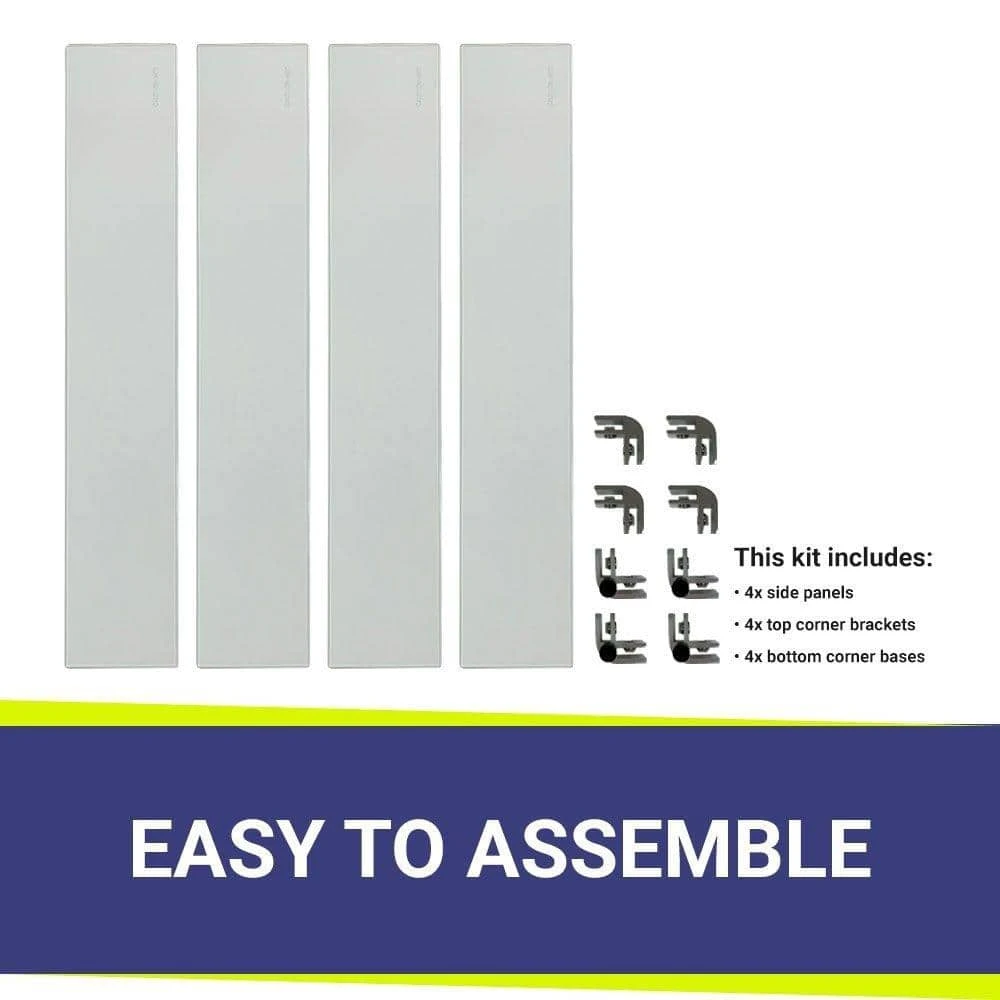 35.5 In. X 35.5 In. Tempered Glass Flame Guard 3 35.5 In. X 35.5 In. Tempered Glass Flame Guard - Image 3