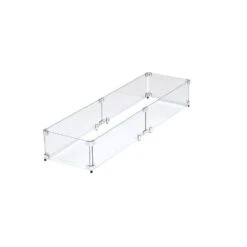 41.5 In. X 11.5 In. Tempered Glass Fire Pit Wind Guard For 36 In. X 6 In. Rectangular Drop-In Fire Pit Pan 5 41.5 In. X 11.5 In. Tempered Glass Fire Pit Wind Guard For 36 In. X 6 In. Rectangular Drop-In Fire Pit Pan -Fire Place Store clear celestial fire glass fire pit covers and accessories fg 36 6 c3 1000